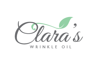 Clara's Wrinkle Oil logo design by Rachel