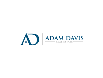 Adam Davis Real Estate logo design by bomie