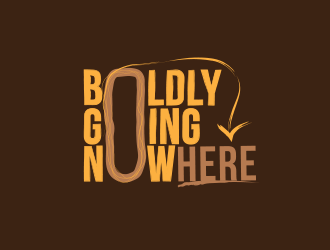 Boldly Going Nowhere logo design by dondeekenz