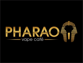 PHARAOH vape cafe logo design by xteel