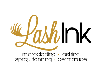 LashInk logo design by jaize
