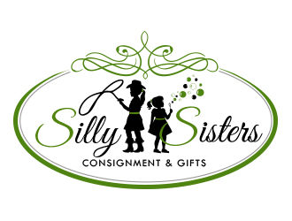 Silly Sisters Consignment & Gifts logo design by avatar