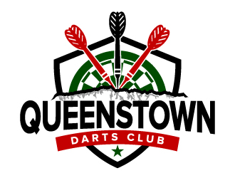 Queenstown Darts Club logo design by jaize