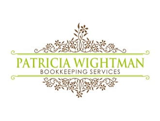 Patricia Wightman Bookkeeping Service logo design by aladi