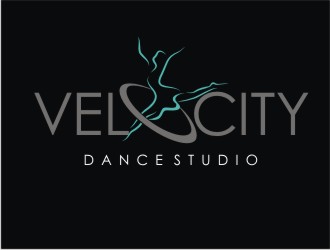Velocity Dance Studio logo design by GURUARTS