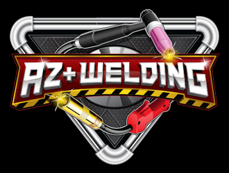 AZ+ Welding logo design by ZedArts