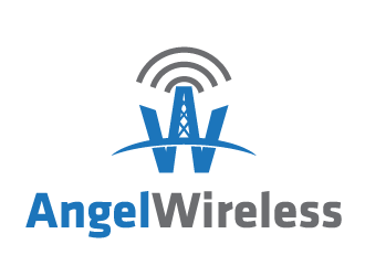 Angel Wireless logo design by scriotx