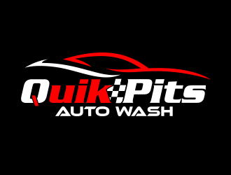 QiK Pits, Auto Wash logo design by MarkindDesign