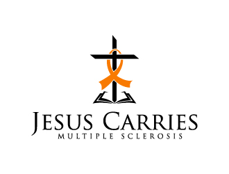 Jesus Carries Multiple Sclerosis ( MS ) logo design by abss