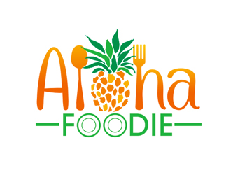 Aloha Foodie logo design by Foxcody