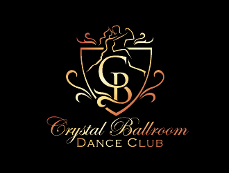 Crystal Ballroom Dance Club logo design by Conception