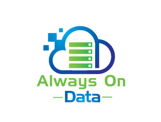 Always On Data Soulution logo design by Webphixo