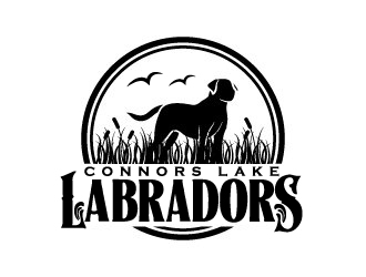Connors Lake Labradors logo design by karjen