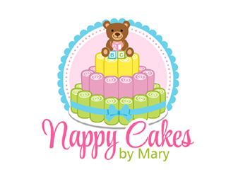 Nappy Cakes by Mary logo design by ingepro