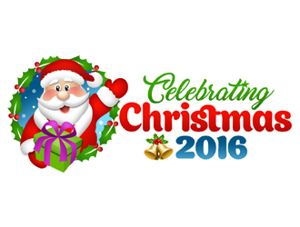Celebrating Christmas 2016 logo design by ingepro
