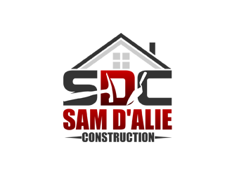Sam D'Alie Construction Logo Design