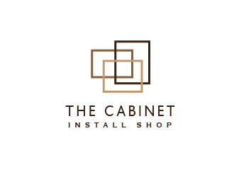 The Cabinet Install Shop logo design by Rachel