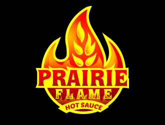 Prairie Flame Hot Sauce logo design by Sorjen