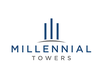 Millennial Towers logo design by blackcane