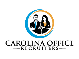 Carolina Office Recruiters logo design by abss