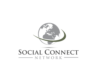 Social Connect Network Logo Design