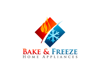Bake & Freeze Home Appliances logo design by J0s3Ph