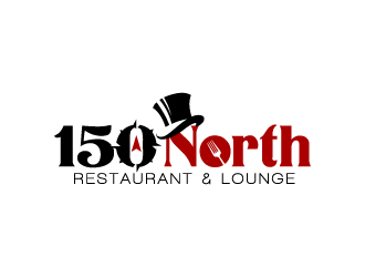150 North Restaurant & Lounge logo design by jaize
