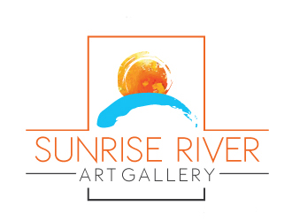 Sunrise River Art Gallery logo design by gogo