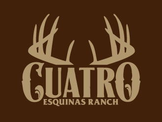 Cuatro Esquinas Ranch logo design by karjen