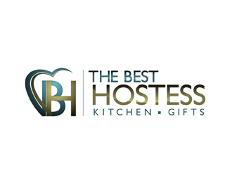 The Best Hostess logo design by peacock