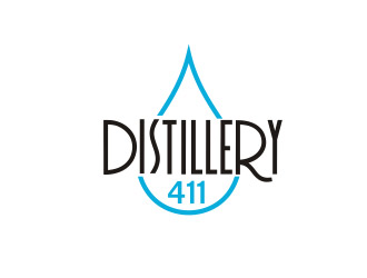 Distillery 411 logo design by Foxcody