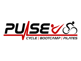 PULSE      Cycle|Bootcamp|Pilates logo design by jaize