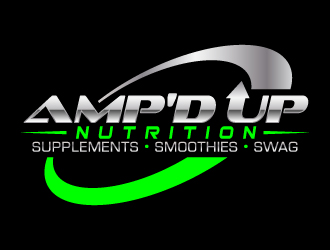 AMP'D UP NUTRITION logo design by jaize