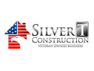 Silver T Construction logo design by Dawnxisoul393