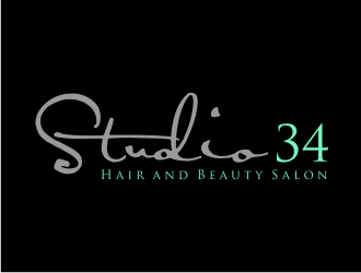 Studio 34 Hair and Beauty Salon logo design by Landung