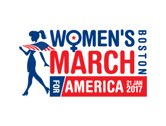 Women's March For America logo design by bungpunk