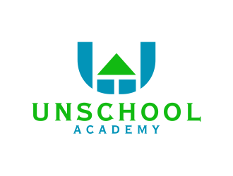 Unschool Academy logo design by FriZign