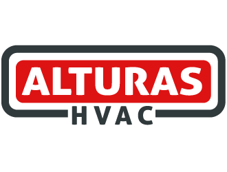 Alturas HVAC logo design by scriotx