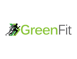 GreenFit logo design by openyourmind