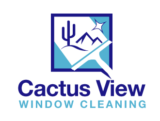Cactus View Window Cleaning logo design by PMG