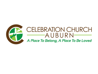 Celebration Church   A Place To Belong, A Place To Be Loved logo design by dondeekenz