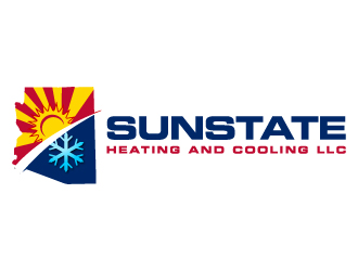 Sunstate Heating and Cooling llc logo design by J0s3Ph