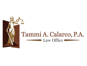 Tammi A. Calarco, P.A. Law Office logo design by grafish