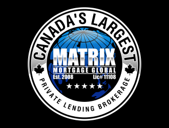 Matrix Mortgage Global logo design by pakderisher
