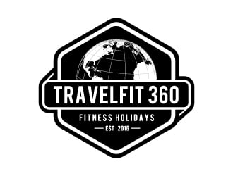 TravelFit 360 logo design by labo