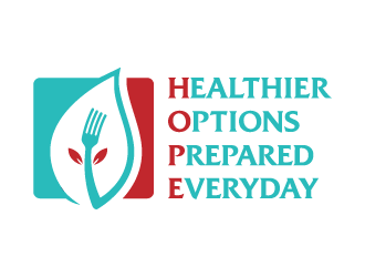 Healthier Options Prepared Everyday logo design by akilis13