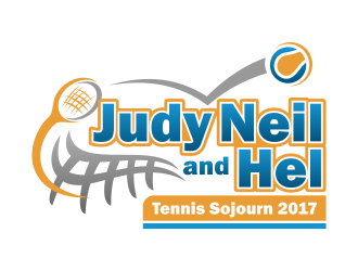 Judy Neil and Hel Tennis Sojourn 2017 logo design by ingepro