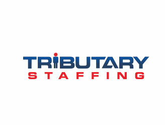 Tributary Staffing logo design by kimora