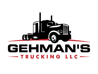 Gehman's Trucking LLC logo design by akilis13