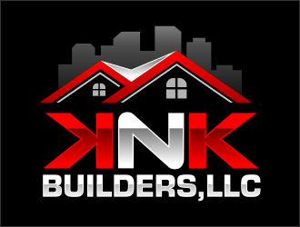 KNK BUILDERS,LLC logo design by ingepro